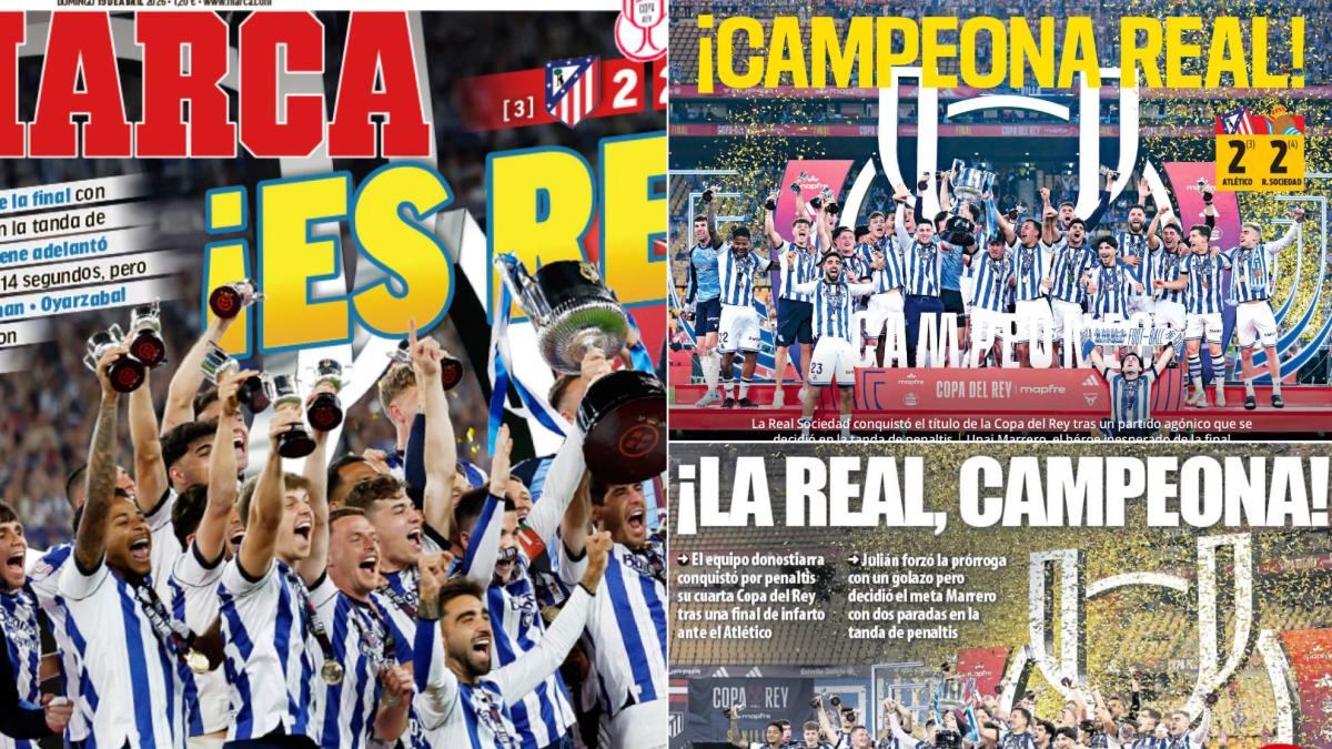 Las portadas: "¡Es Real!"