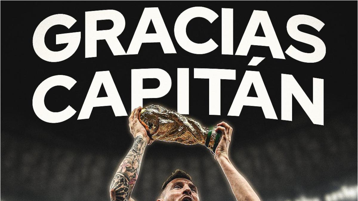El mundo del fútbol despide a Messi: "Te vamos a amar hasta el final de nuestros días"