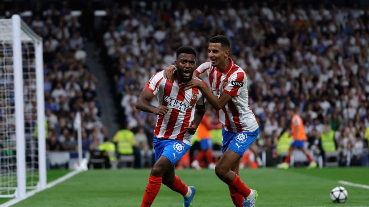 El Girona vuelve a mojar en el Bernabéu