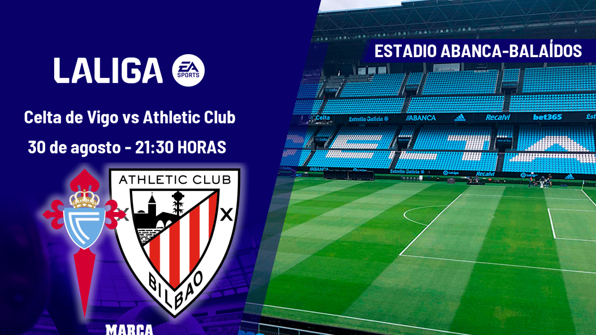 Celta - Athletic: horario, dónde ver en TV y canal del partido de LaLiga EA Sports