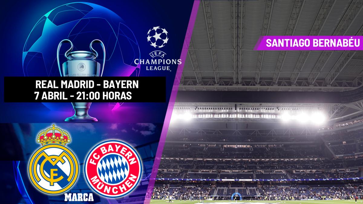 Alineaciones probables del Real Madrid - Bayern