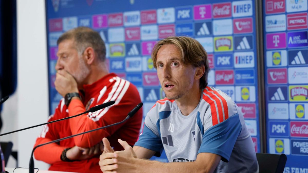 Modric: "Soy feliz en la selección, no sé cuándo llegará el final"