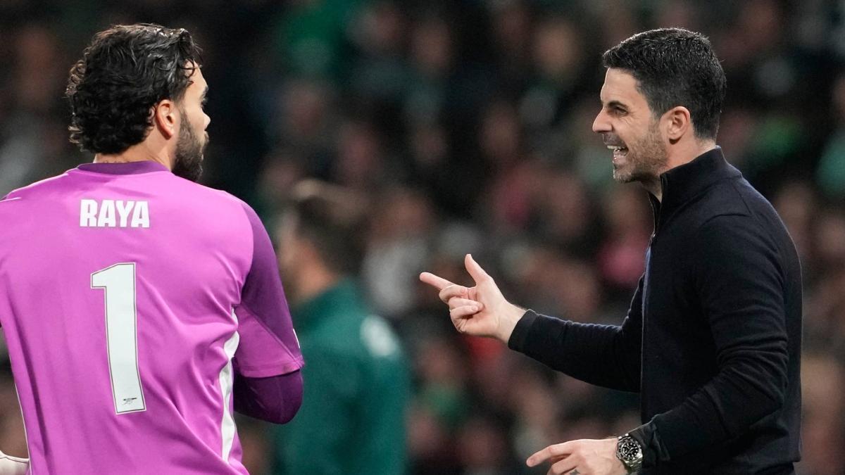 Arteta tapa bocas en el Arsenal con David Raya como "el mejor portero del mundo"