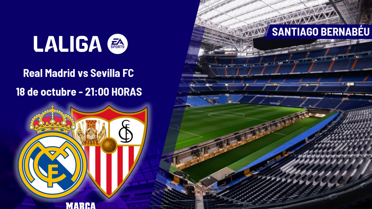 Real Madrid - Sevilla FC: horario, dónde ver en TV y canal del partido de LaLiga EA Sports