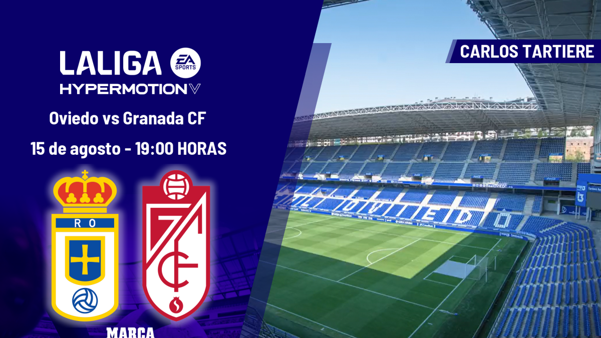 Dónde ver en TV y horario del Oviedo - Granada de LaLiga Hypermotion