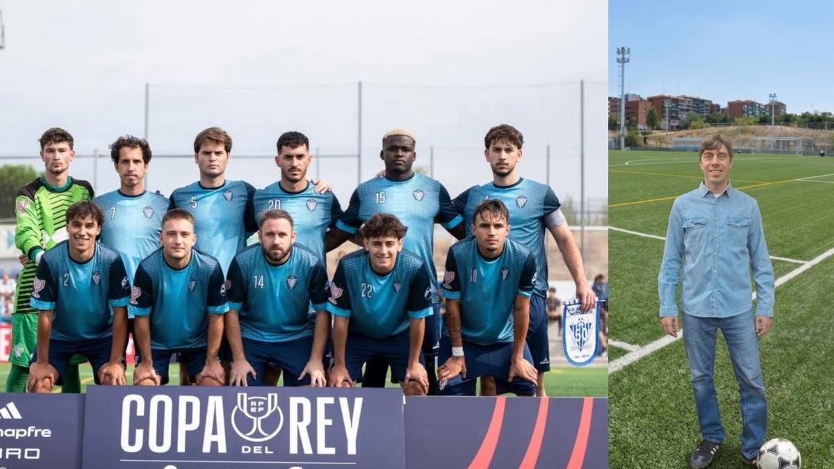 El Sporting de Hortaleza celebra el partido ante el Sevilla estrenando un pegadizo himno