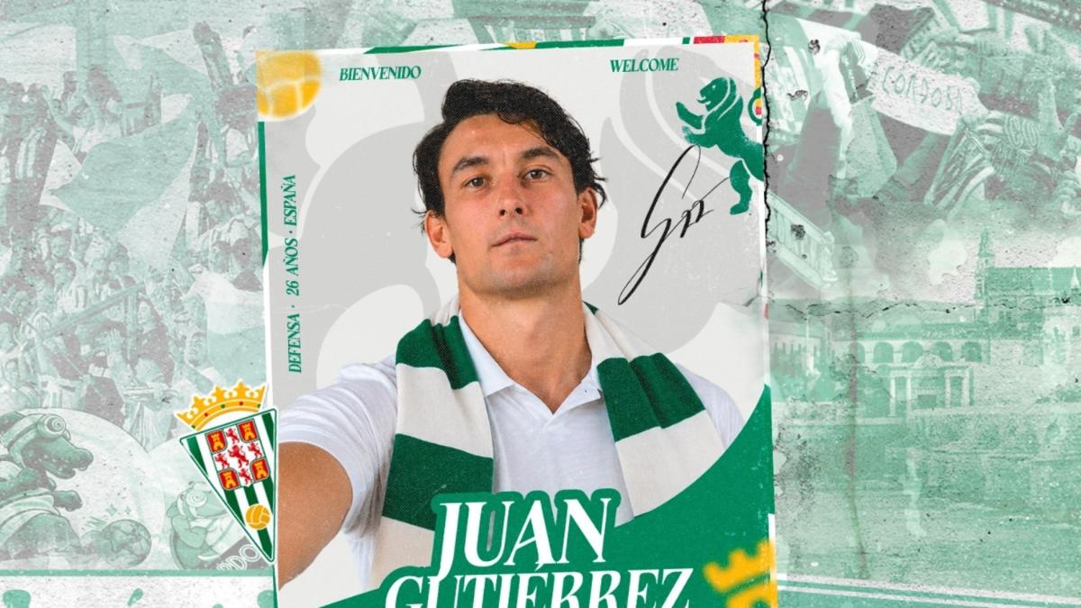 El Córdoba potencia su defensa con Juan Gutiérrez
