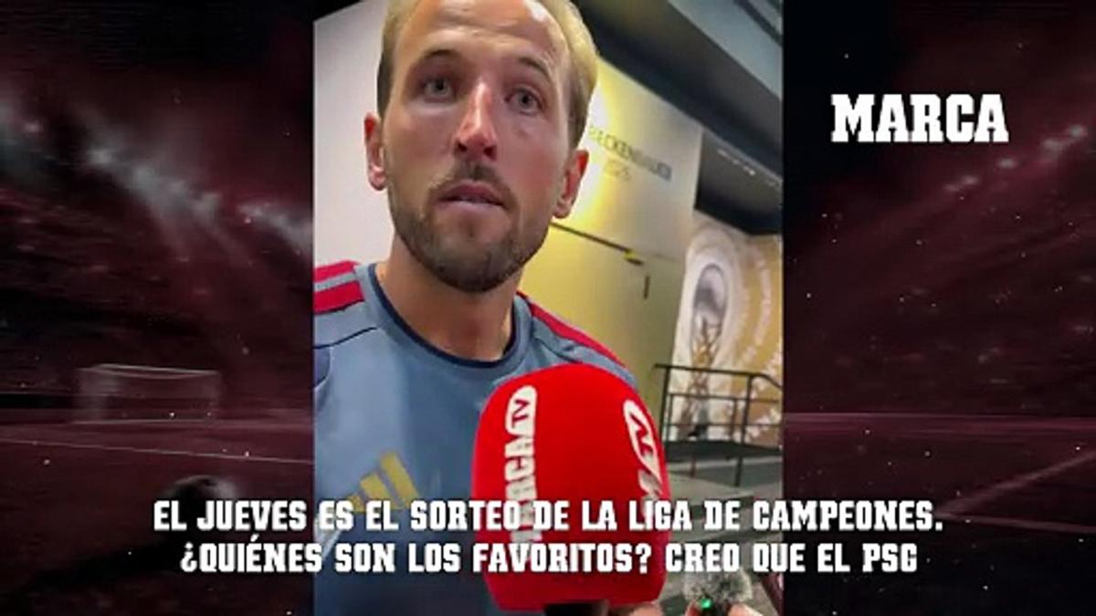 Kane, a MARCA: "El primer favorito para la Champions es el PSG"