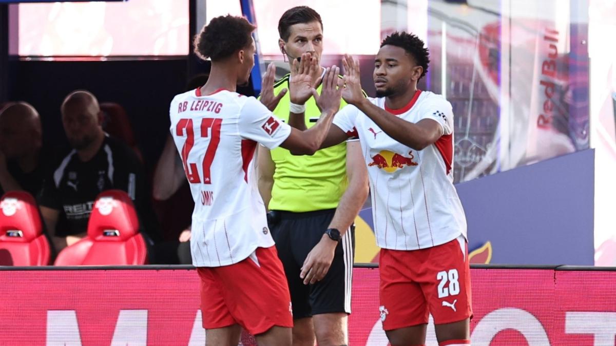 Nkunku se reencuentra en el Leipzig de Demichelis