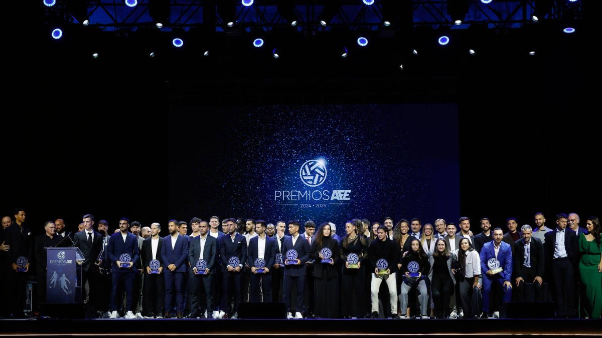 Las estrellas del fútbol español se citan en la V gala de los Premios AFE
