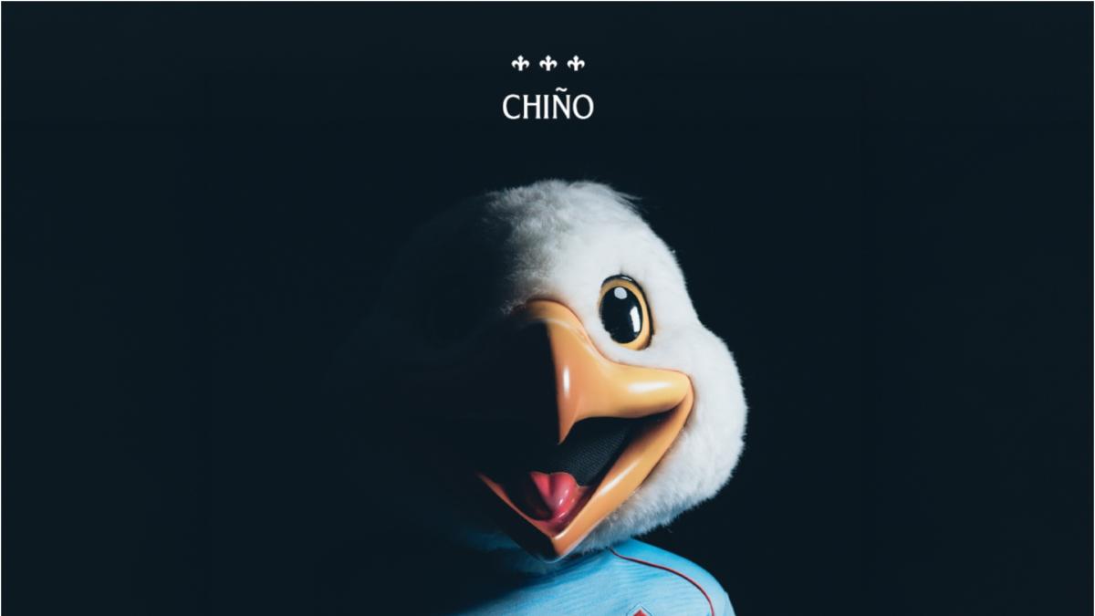 El Celta recupera la figura de la mascota con la gaviota Chiño