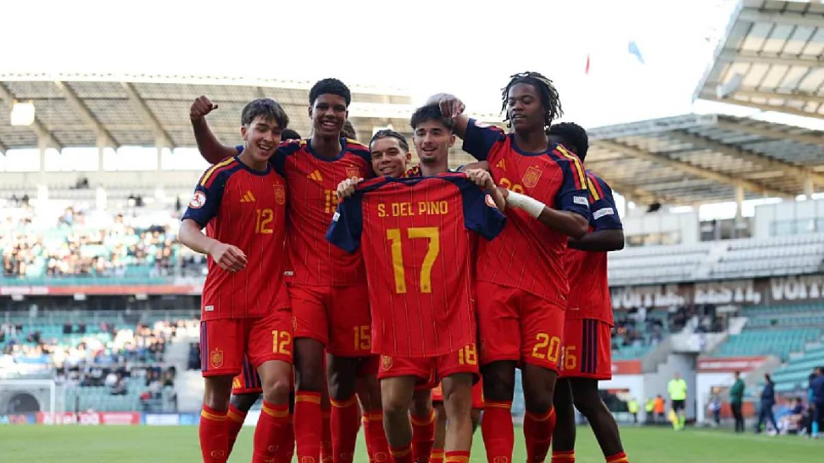 La sub 17 golea a Estonia y arranca con fuerza el Europeo