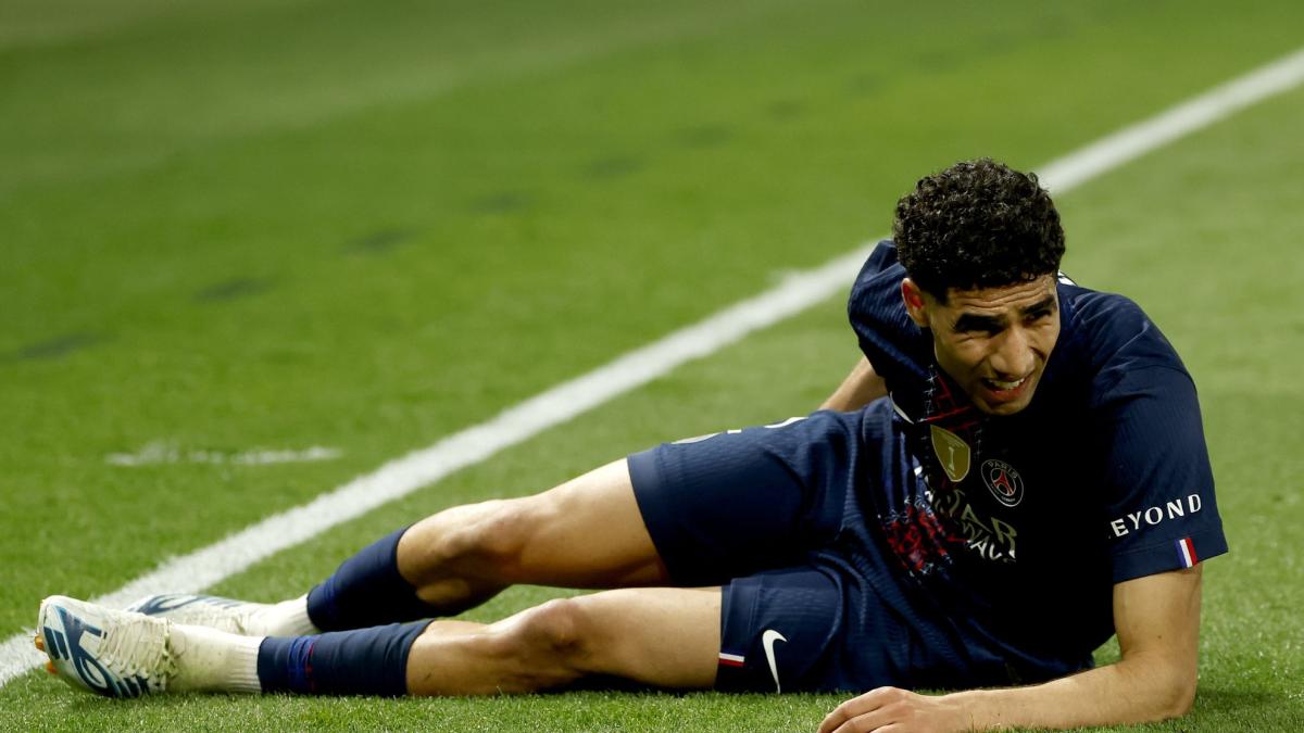 Durísimo revés para el PSG con Hakimi