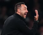 Noticias de la Premier League: las nueve lesiones de los Spurs son "normales", dice De Zerbi; El 'control emocional' mantiene el blues libre de rojos