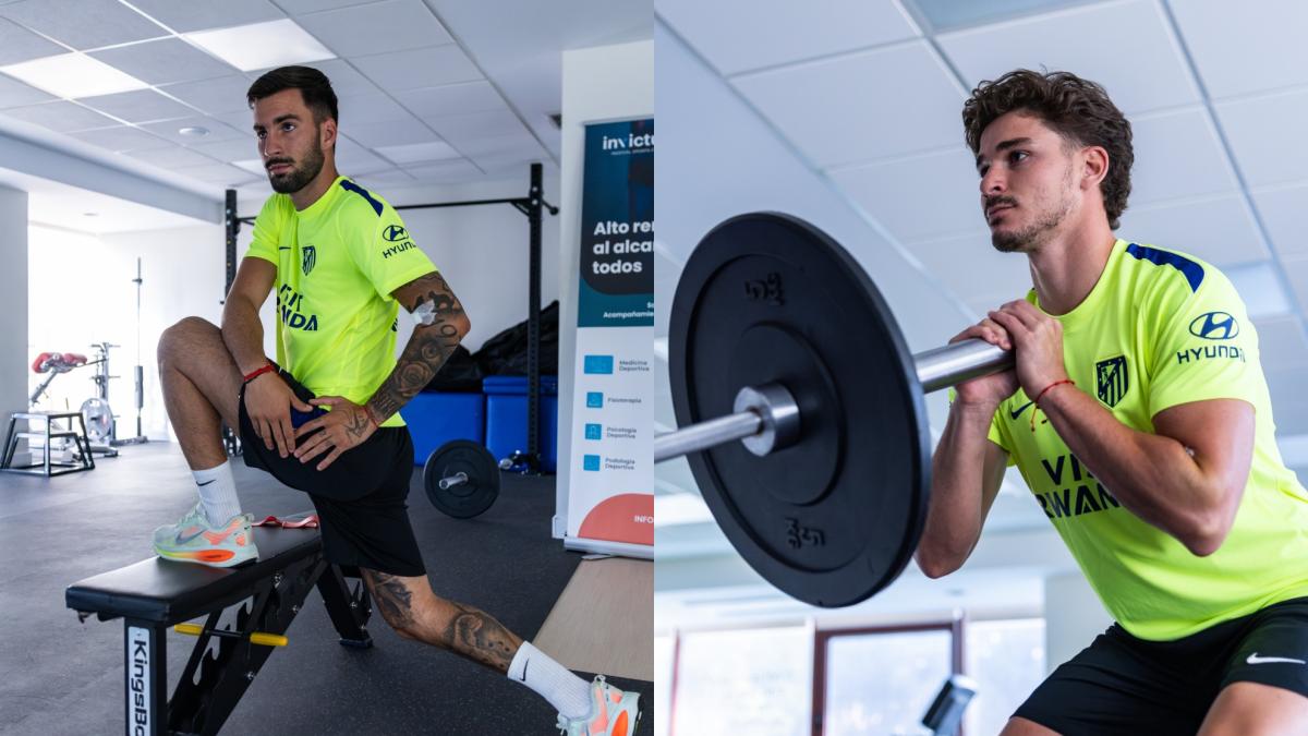 Sesión de gimnasio para los finalistas del Mundial con Julián... y con Kang-in Lee como invitado