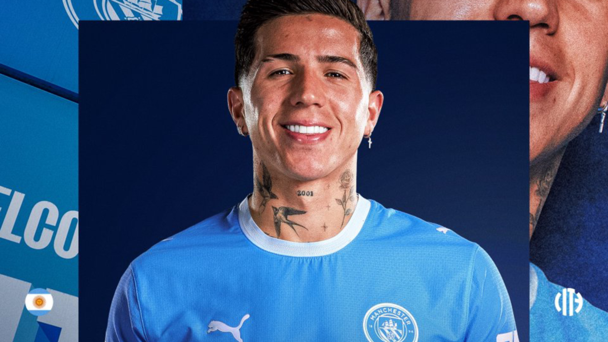 El Manchester City convierte a Enzo Fernández en el fichaje más caro en la historia de la Premier