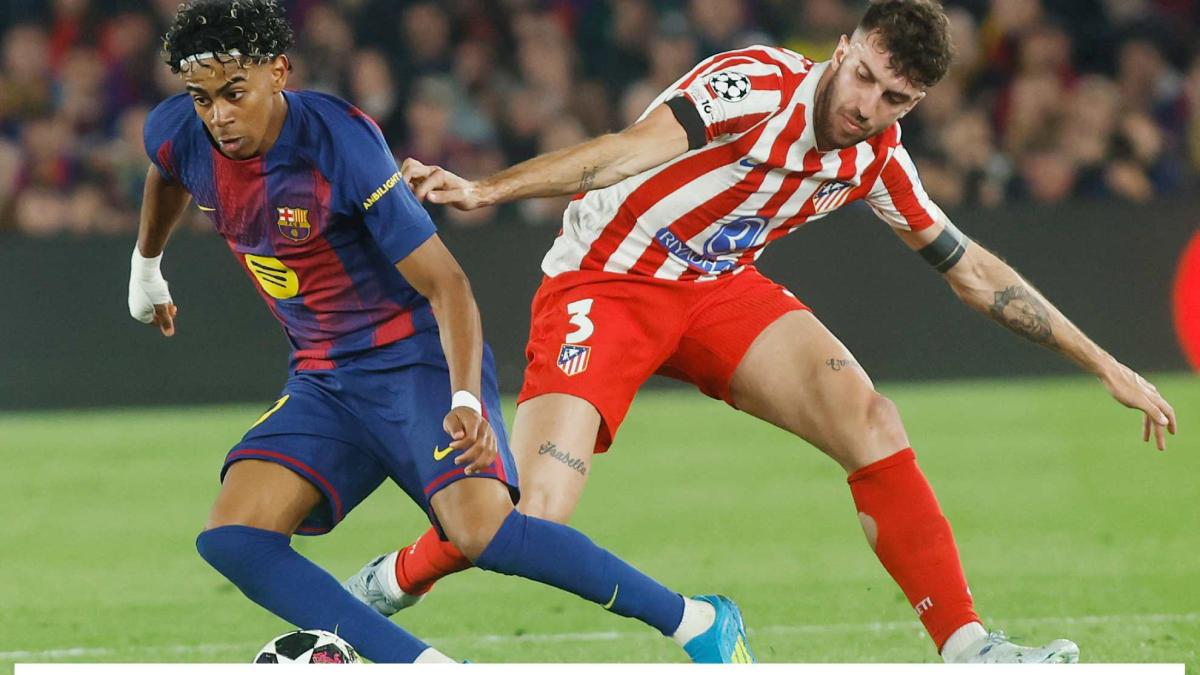 Atlético - Barcelona en directo | Champions League hoy en vivo