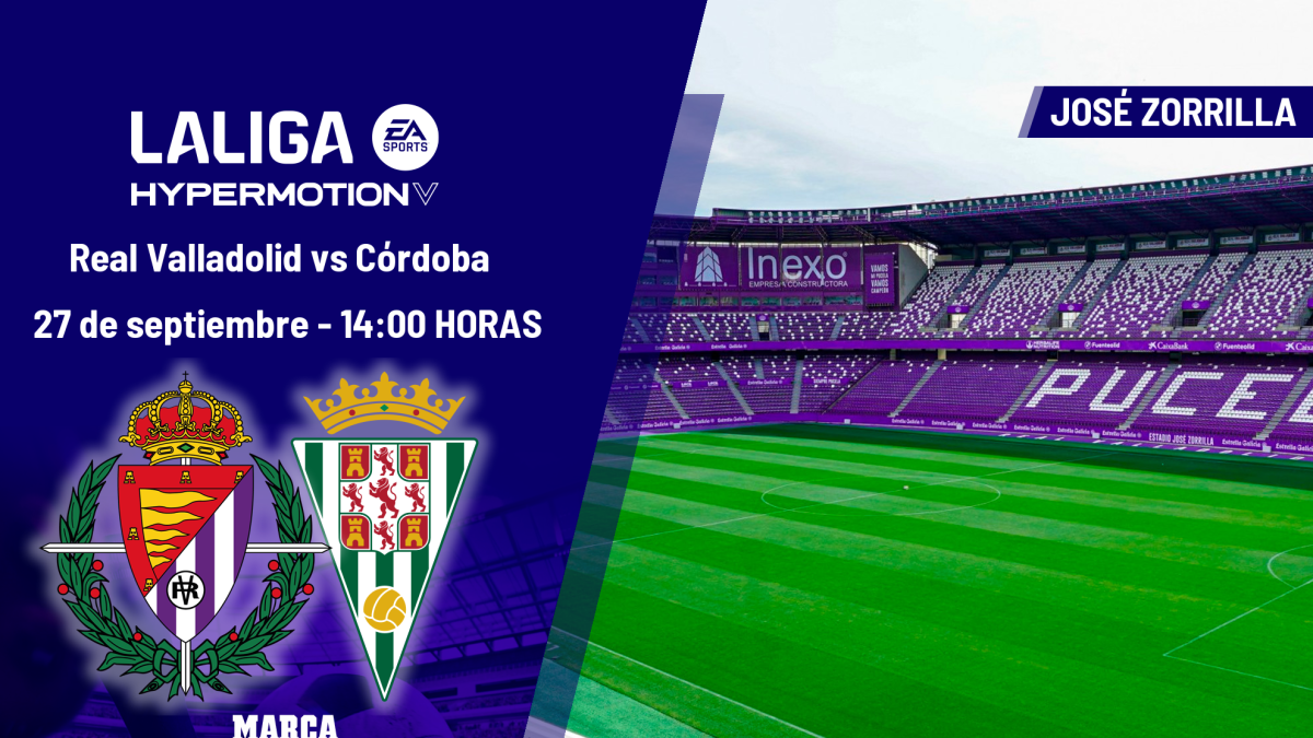 Valladolid - Córdoba: horario, dónde ver en TV y canal del partido de LaLiga Hypermotion