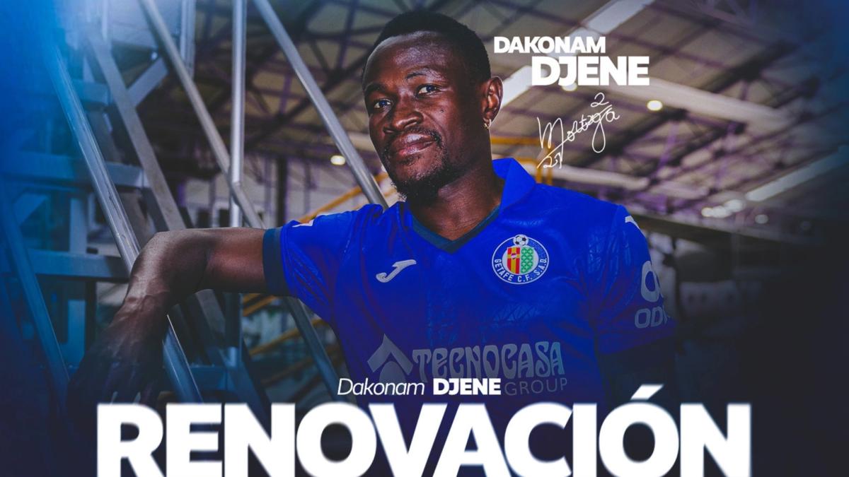 Djené Dakonam renueva con el Getafe hasta 2027