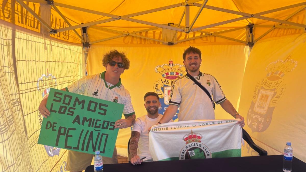 Pejiño, el nuevo ídolo por sorpresa de la afición del Racing