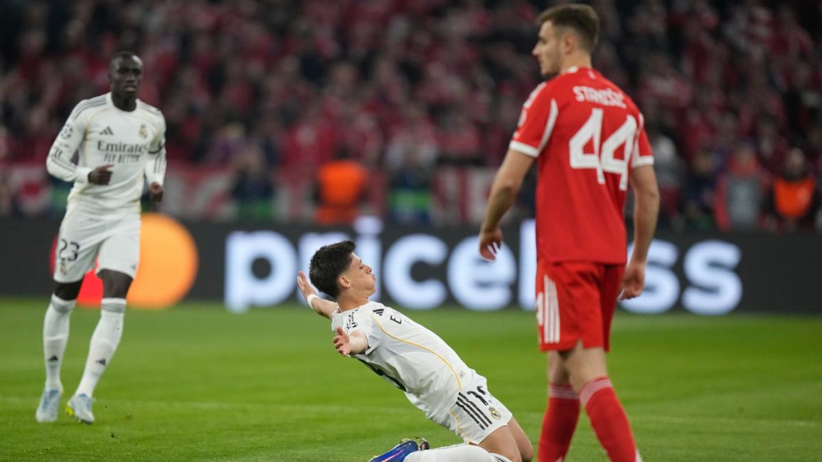 Los primeros minutos de locura en Múnich: Güler castiga el error de Neuer y Pavlovic el de Lunin