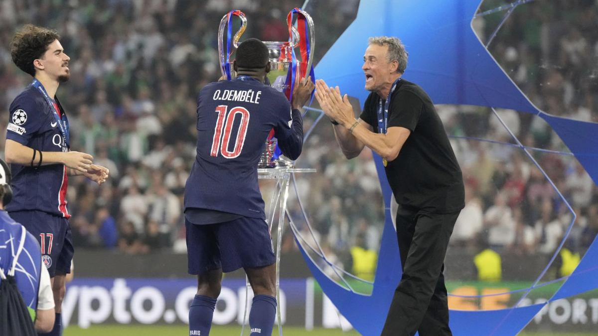 'Tensión' entre Dembélé y Luis Enrique