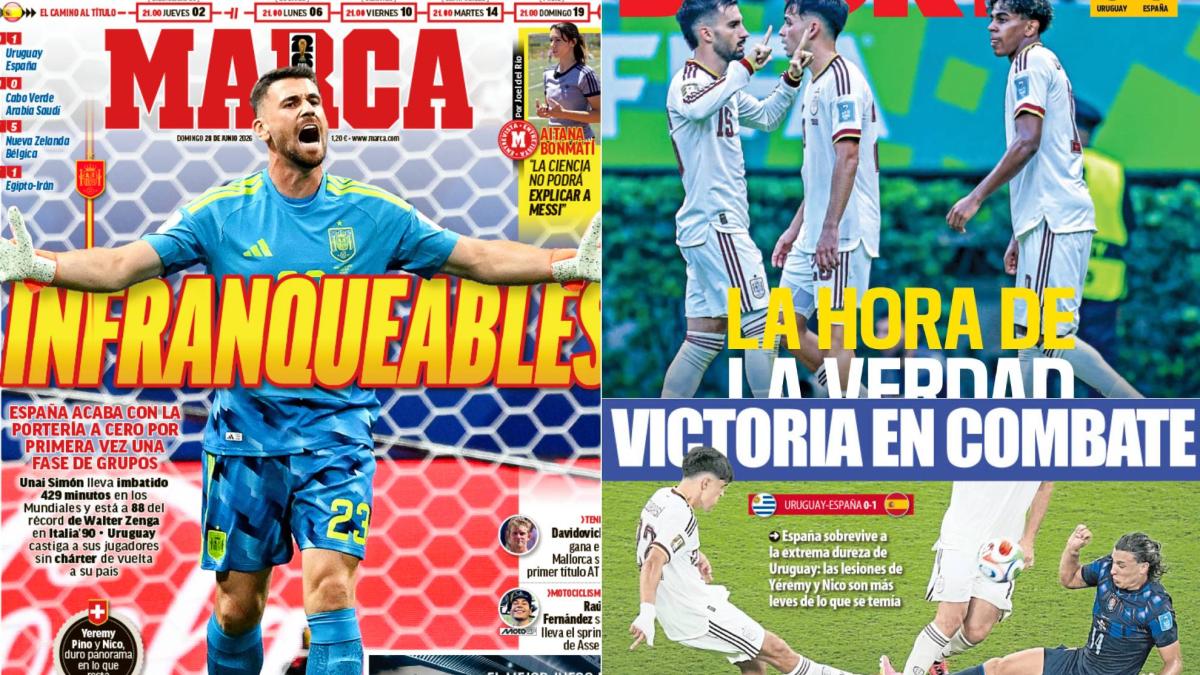 Las portadas del domingo: una España infranqueable