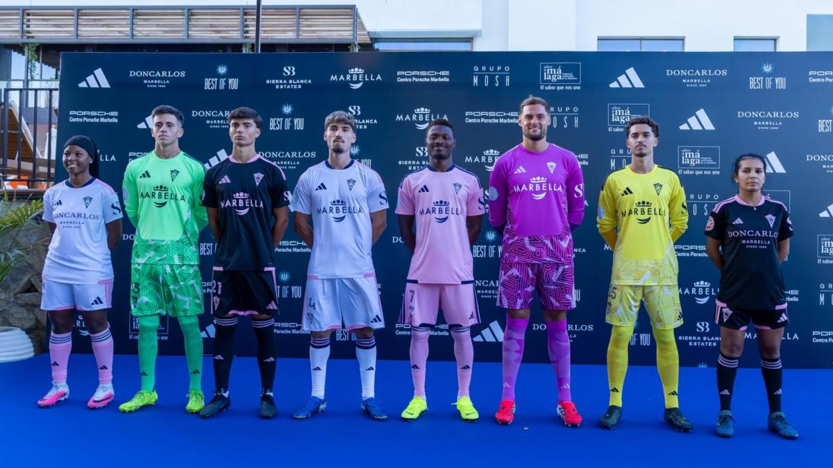 El Marbella estrena sus camisetas para el curso 2026-27