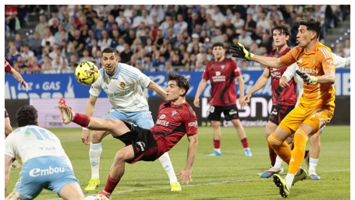 El Mirandés resucita, se sube al 'último tren' y desespera al Zaragoza