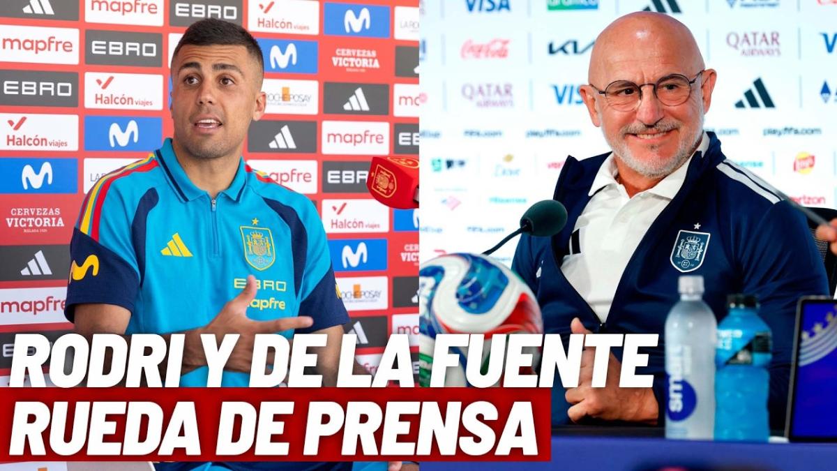DIRECTO | Luis de la Fuente y Rodrigo Hernández: rueda de prensa previa al Inglaterra-España | Nations League