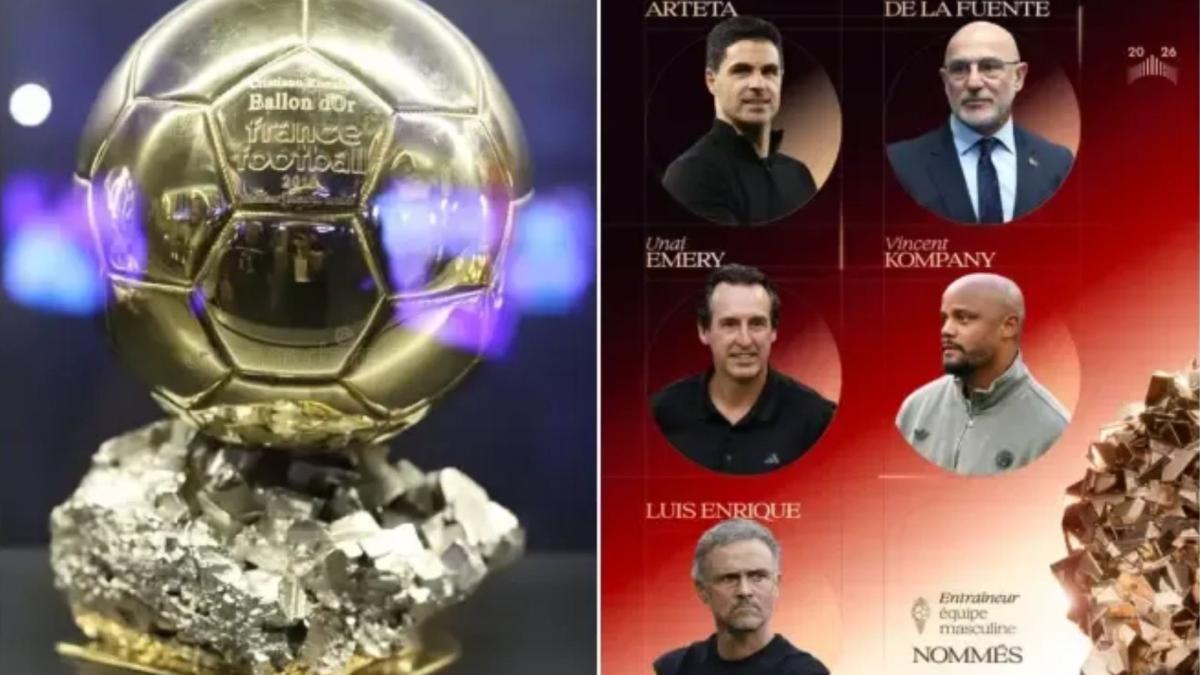 Candidatos al Balón de Oro como mejor entrenador del año: quiénes son los rivales de Luis de la Fuente
