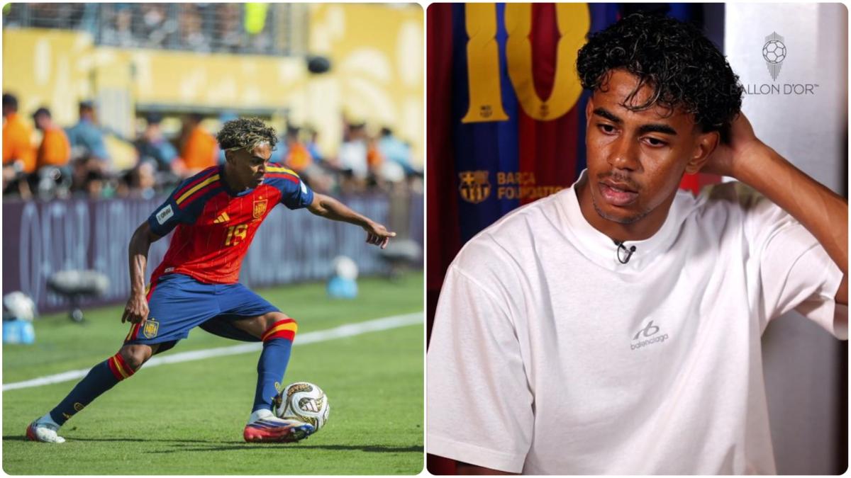 Lamine: "¿Balón de Oro? Todos conocen mis puntos fuertes: salgo al campo, disfruto y juego a mi manera"