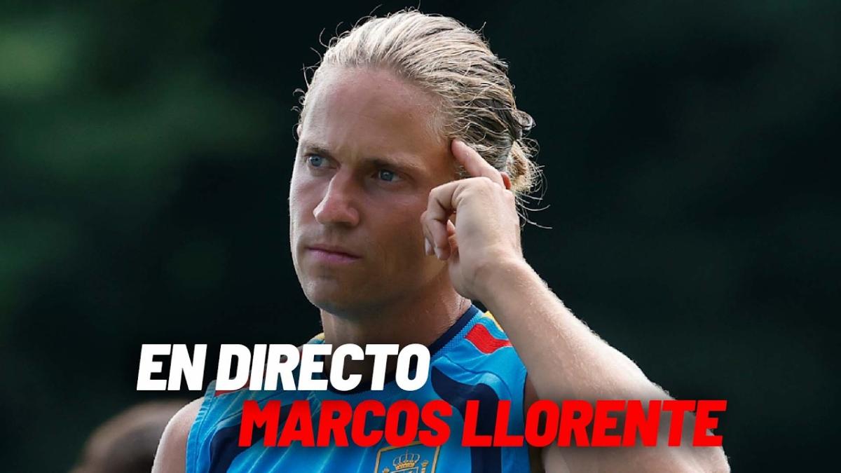 Rueda de prensa de Marcos Llorente, en directo