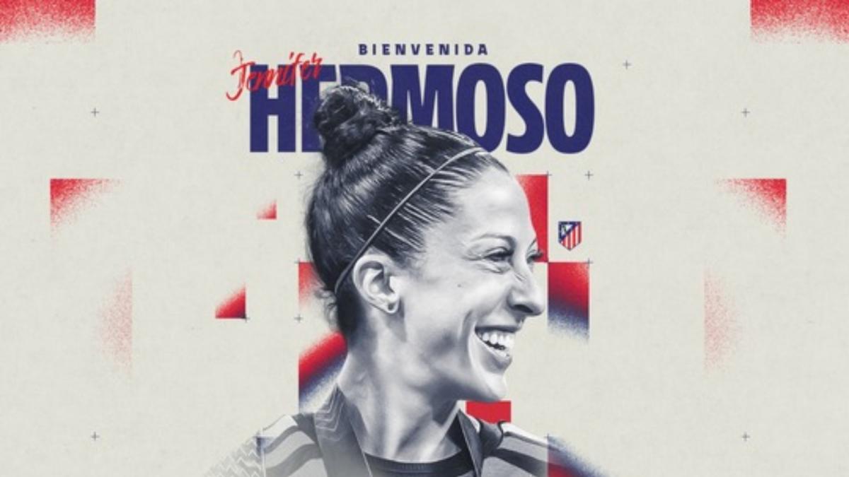 Jenni Hermoso vivirá su tercera etapa en el Atlético de Madrid