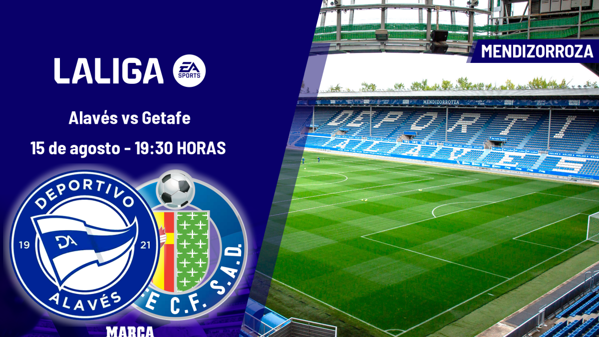 Alavés - Getafe: horario, dónde ver en TV y canal del partido de LaLiga EA Sports hoy