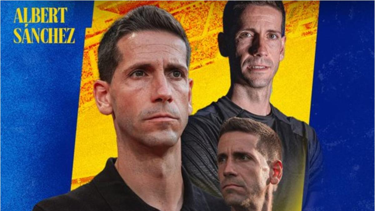 Las Palmas hace oficial la incorporación de Albert Sánchez a su banquillo