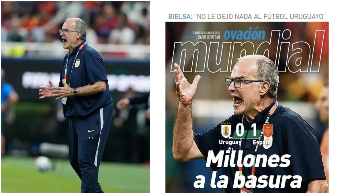 Uruguay carga contra Bielsa: "¡Millones a la basura!"; "el mayor fracaso de la historia"...