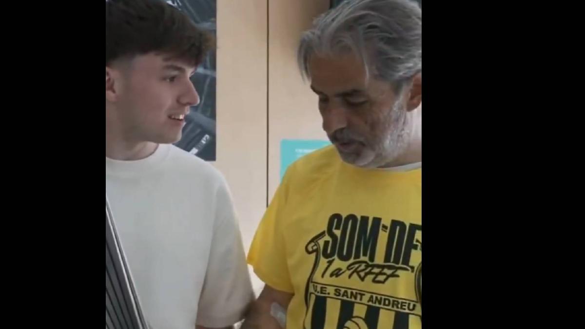 Natxo González levantó el trofeo de campeón en el hospital