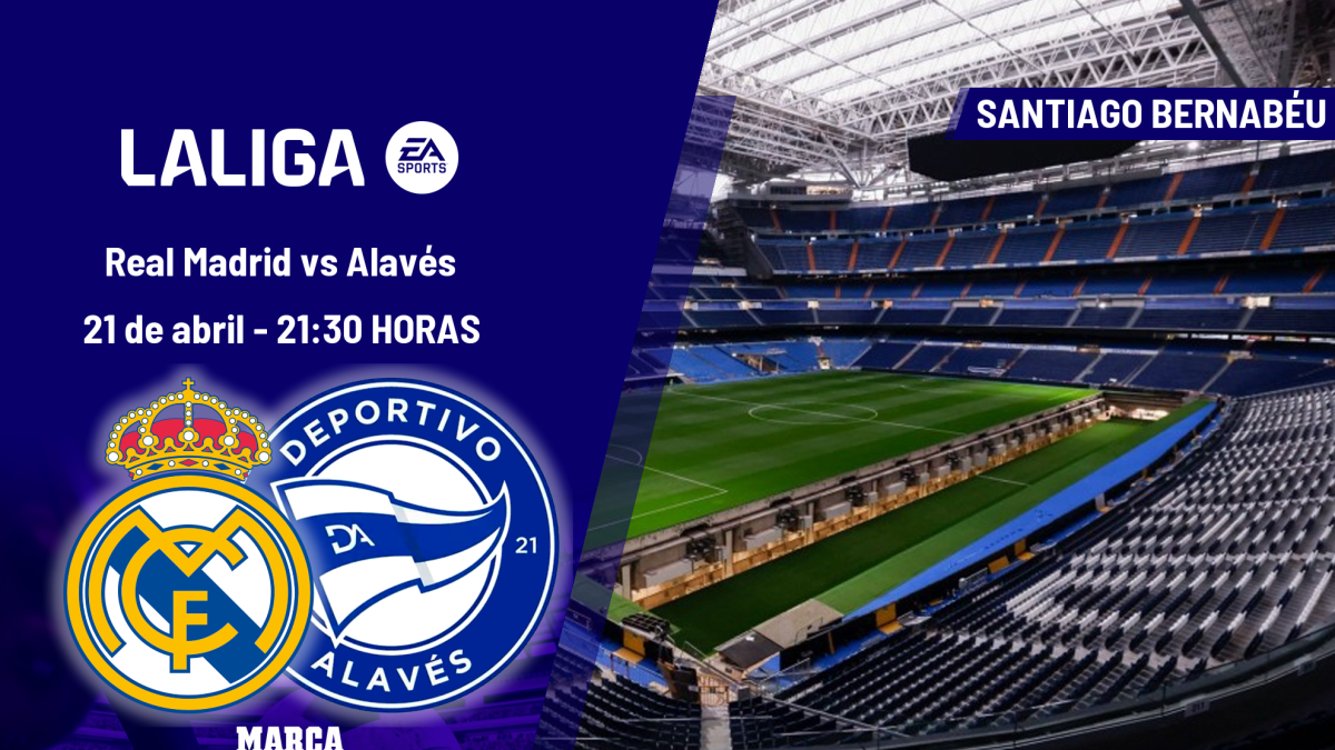 Real Madrid - Alavés: horario, dónde ver hoy en TV y canal de TV del partido de LaLiga EA Sports