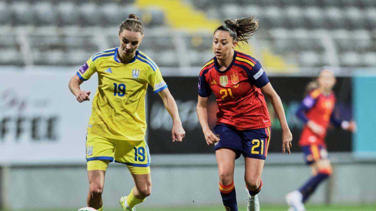 España - Ucrania | horario y dónde ver hoy en TV el partido de clasificación al Mundial Femenino