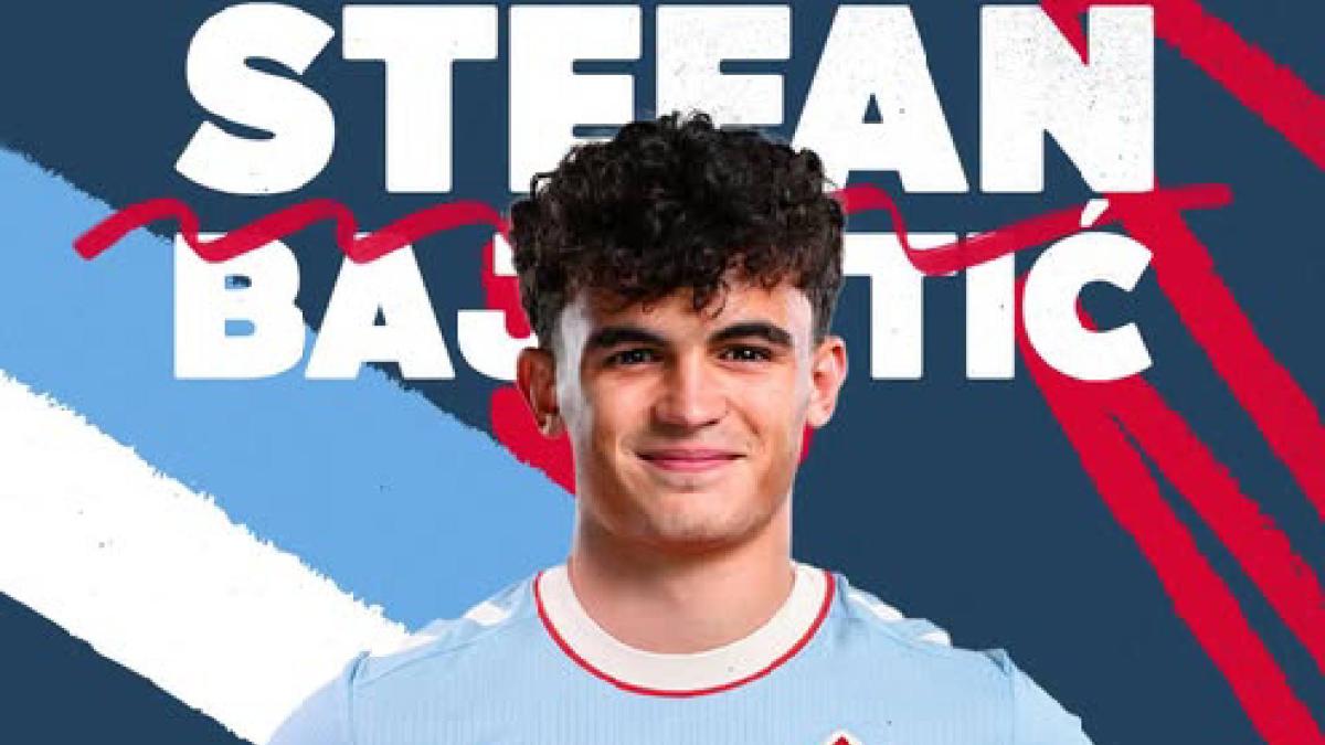 El Celta Fortuna hace oficial el fichaje de Stefan ﻿Bajcetic hasta 2029