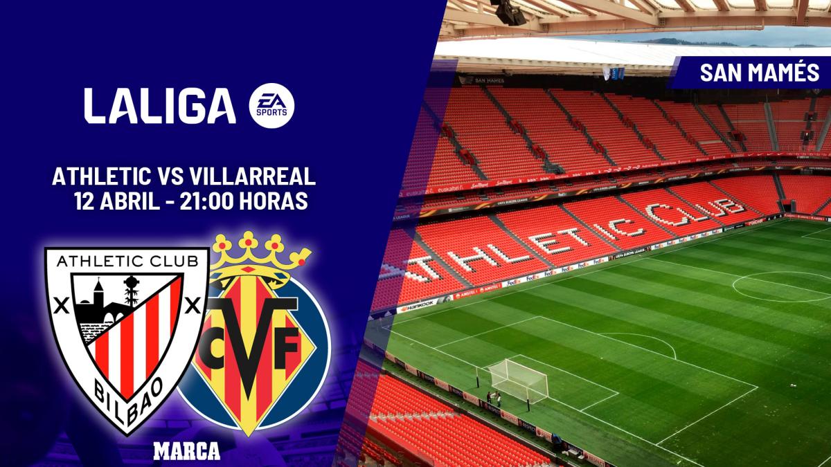 Athletic - Villarreal: horario y dónde ver hoy en TV y canal del partido de LaLiga EA Sports