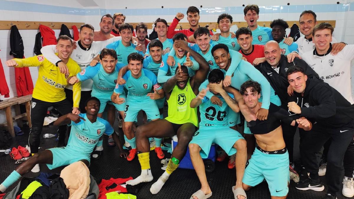 La UD Logroñés saca partido al balón parado