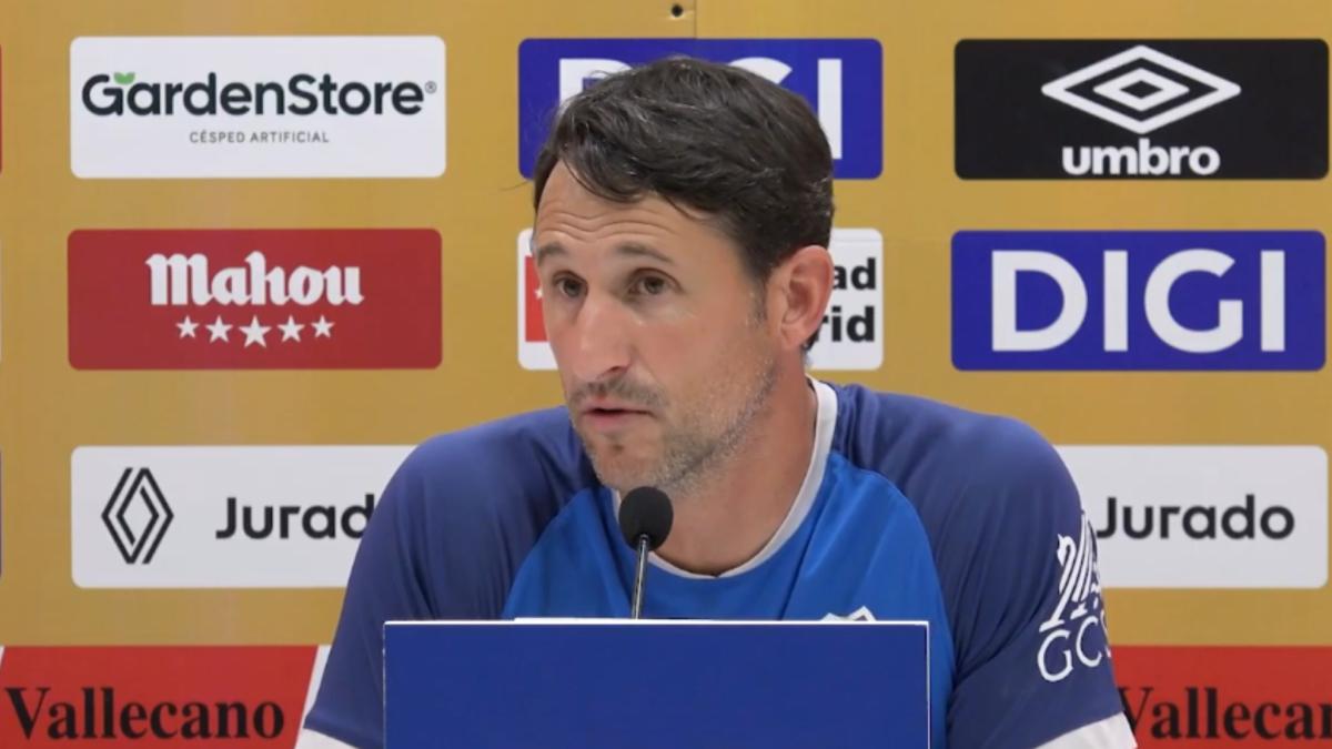 Beñat San José: "Tengo toda la fe y la esperanza de que podamos jugar la primera jornada en Vallecas"