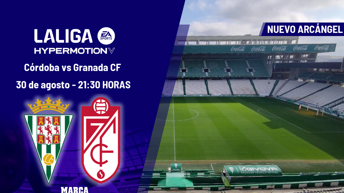 Córdoba - Granada: horario, dónde ver en TV y canal del partido de LaLiga Hypermotion