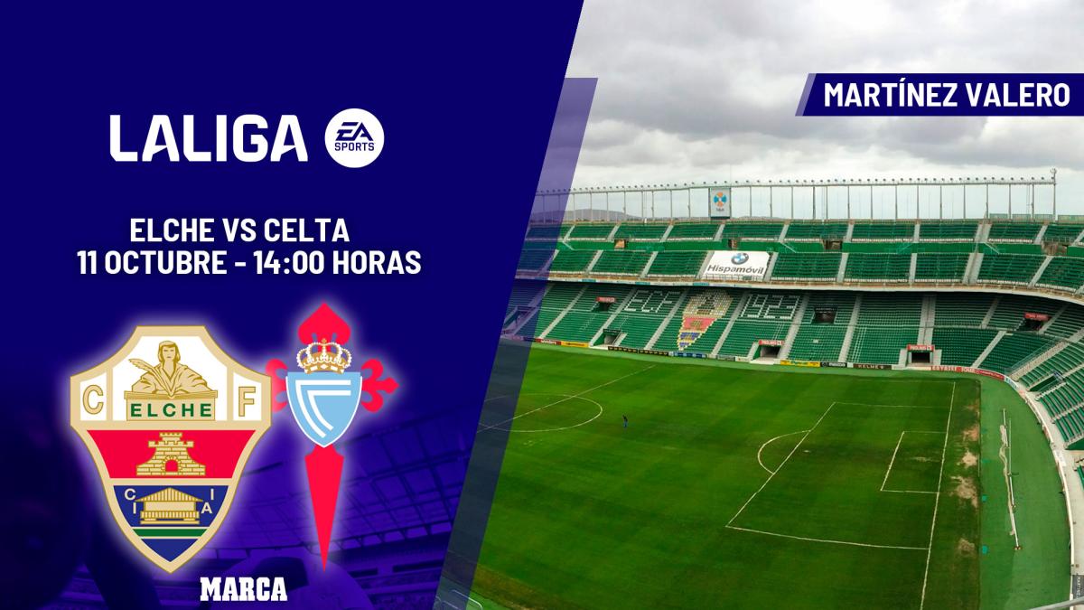 A qué hora es el Elche - Celta: horario y dónde ver hoy en TV el partido de LaLiga EA Sports