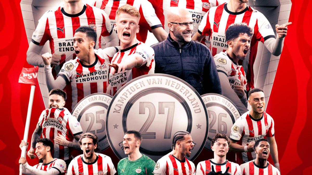 ¡El PSV es campeón de Países Bajos!