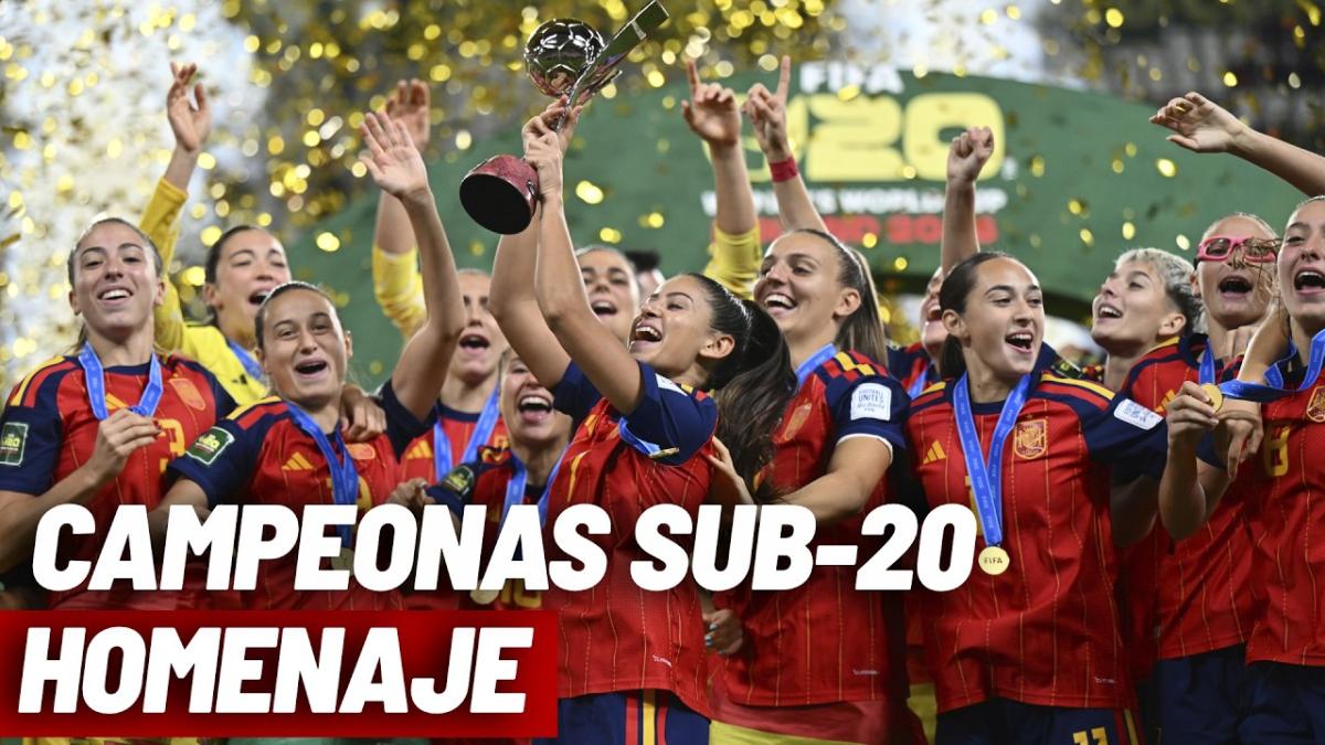 Homenaje a la Selección sub 20 femenina campeona del mundo, en directo