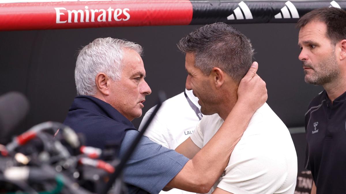 Mourinho: "Hoy un chico que no es muy amado ha hecho un partidazo"