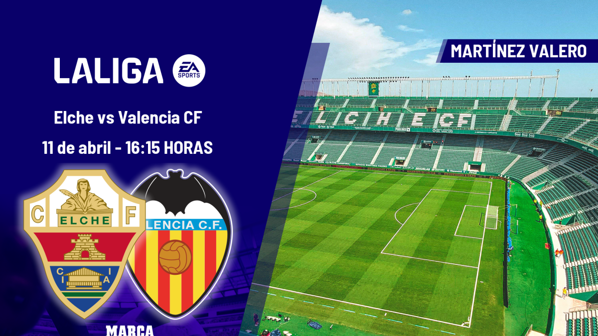 Dónde ver el Elche - Valencia CF de LaLiga EA Sports hoy: horario y canal de TV del partido